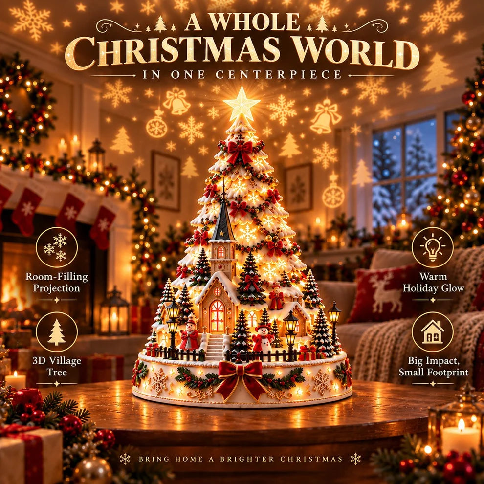 🏆 60,000+ Sold - 🎄MerryRealm Christmas Village Lightscape Tree