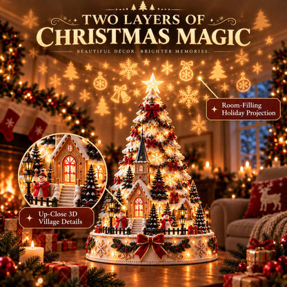 🏆 60,000+ Sold - 🎄MerryRealm Christmas Village Lightscape Tree
