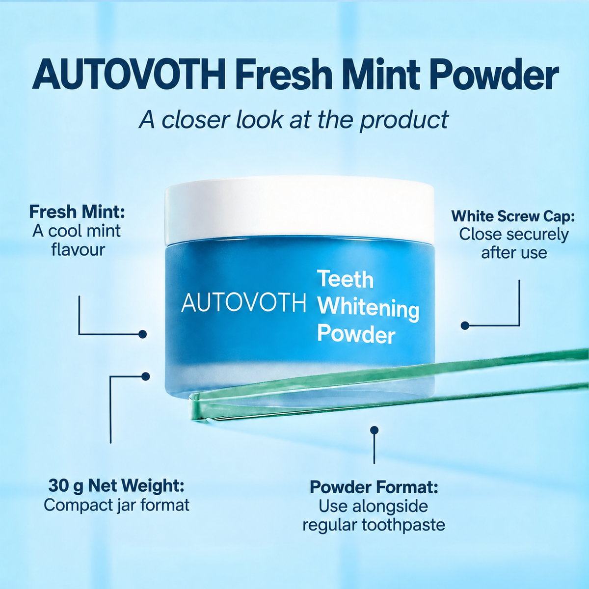 Dentist-Approved Teeth Whitening Powder