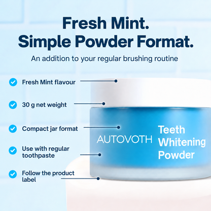 Dentist-Approved Teeth Whitening Powder