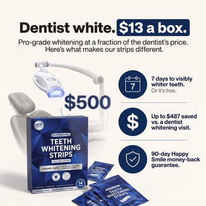 Instant Whitening Strips – 14 Strips